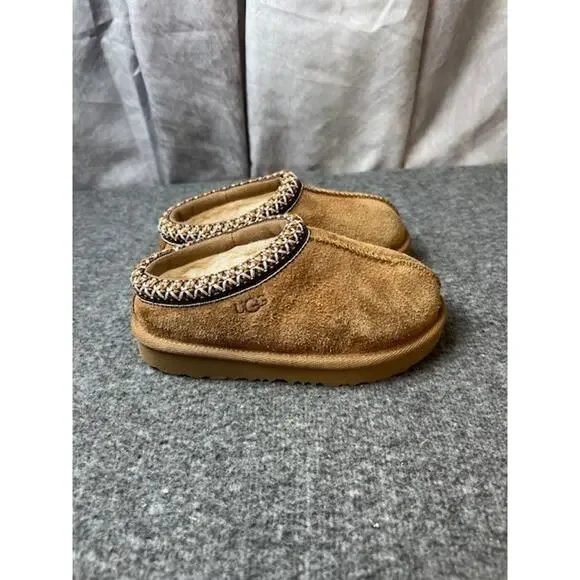 UGG Toddlers Tasman II Chestnut Brown Slippers Size 9 S/N 1019066T - Picture 3 of 8
